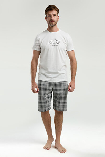 Arnetta Men's White Bermuda Suit