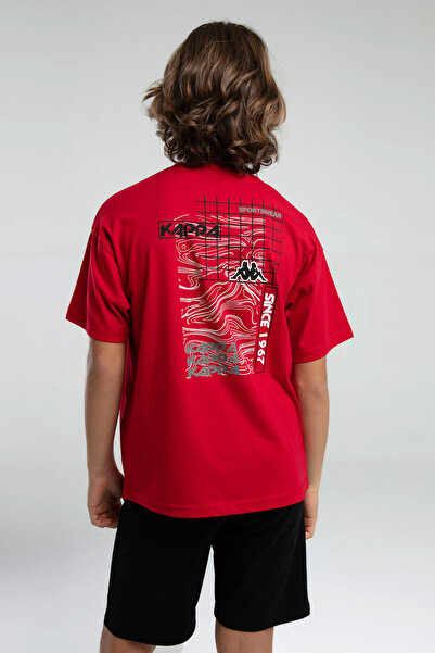 Kappa Boy's Red T-Shirt