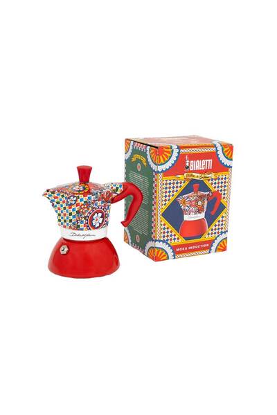 Bialetti Dolce&gabbana Moka Pot Indüksiyon 2 Cup