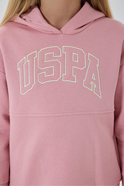 U.S. Polo Assn. Kız Çocuk Pembe Eşofman Takımı