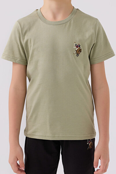 U.S. Polo Assn. Boy's Khaki Bermuda Suit