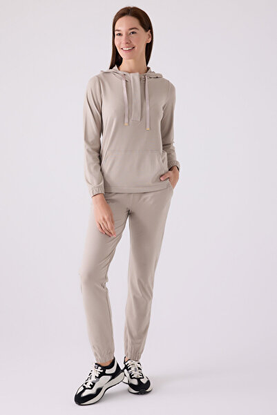 Pierre Cardin Set de pijamale maro cu mânecă lungă pentru femei