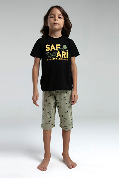 Rolypoly Чорний костюм-капрі для хлопчика