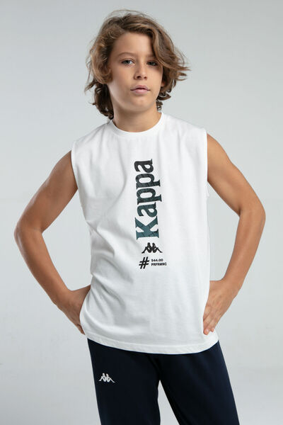 Kappa Λευκό μπλουζάκι για αγόρι