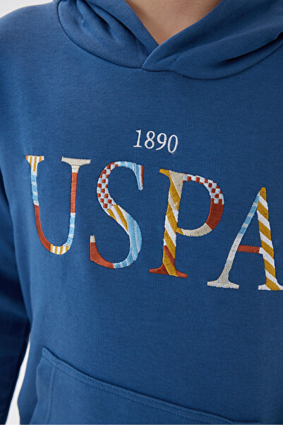 U.S. Polo Assn. Flat Mavi Erkek Çocuk Eşofman Takımı