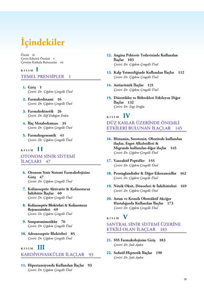 Güneş Tıp Kitabevleri Katzung & Trevor Farmakoloji Sınav Ve Gözden Geçirme (13. Baskı)