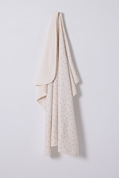 U.S. Polo Assn. قاعدة. بولو أسن. بطانية بيبي بوي كريم