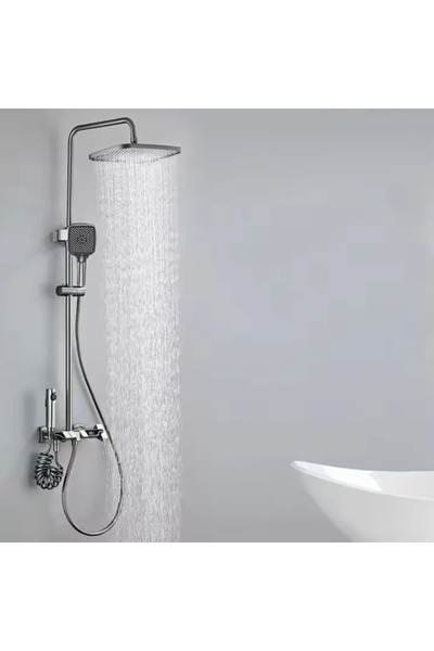 Sanlux Coloană de Duș AirFlow Elite – LED Inteligent și Control Termostatic pentru O Experiență de Lux