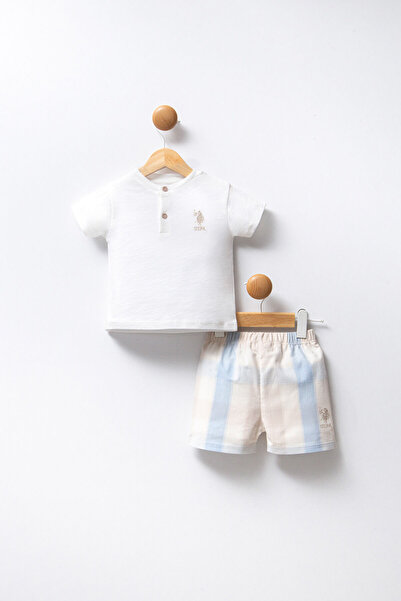 U.S. Polo Assn. U.S. Polo Assn. Baby Boy White Baby Set