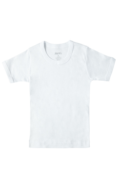 TOLIN 3 Pack 100% Cotton Boy's Short Sleeve White Undershirt 330