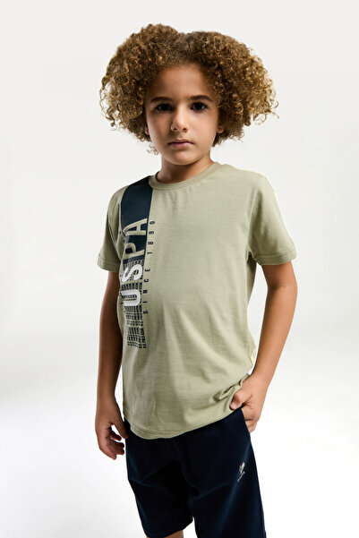 U.S. Polo Assn. U.S. Polo Assn set zelenih bermuda za dečake