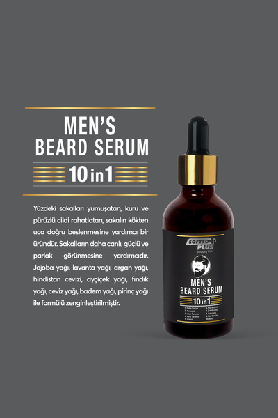 Softto Plus 2'li 10ın1 Sakal Serumu 50 ml+50 ml