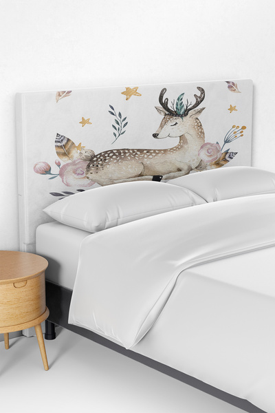 Talia Home Ceylan Desenli Yatak Baza Başlık Kılıfı TLABK-264
