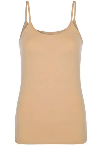 TOLIN Βαμβακερό Lycra Γυναικείο Skin Rope Strap Tank Top 1223