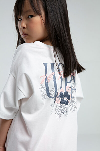 U.S. Polo Assn. Girl's White Shorts Set