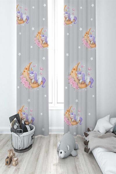 Talia Home 2-крилатна штора для дитячої кімнати та кімнати для немовлят - Tla...