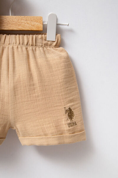 U.S. Polo Assn. U.S. Polo Assn. Baby Boy Cream Baby Set