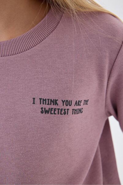 Rolypoly Kız Çocuk Mor Eşofman Takımı