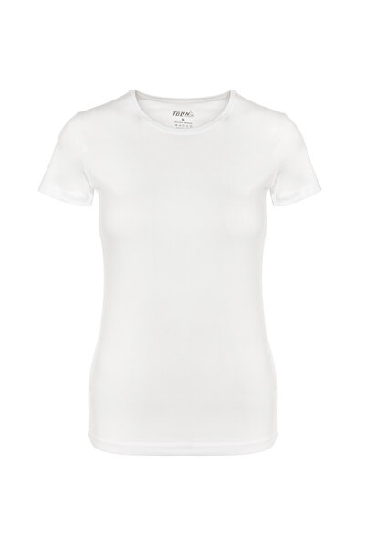 TOLIN Жіноча біла коротка майка з лікрами 2 в комплекті 3247