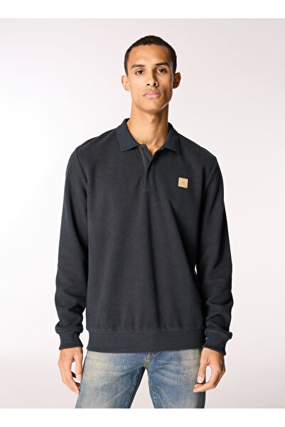 Lee Cooper Ανδρικό φούτερ Polo Neck καφέ 251 LCM 241043 NEWBLEND BROWN M