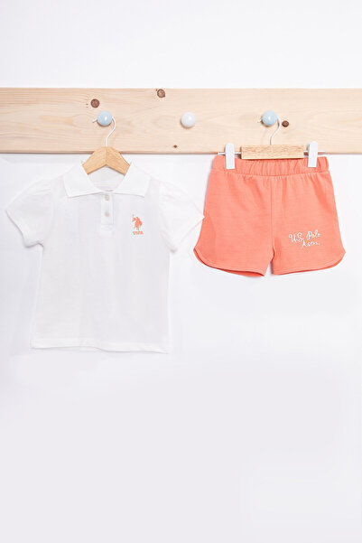 U.S. Polo Assn. U.S. Polo Assn Baby Girl Cream Set
