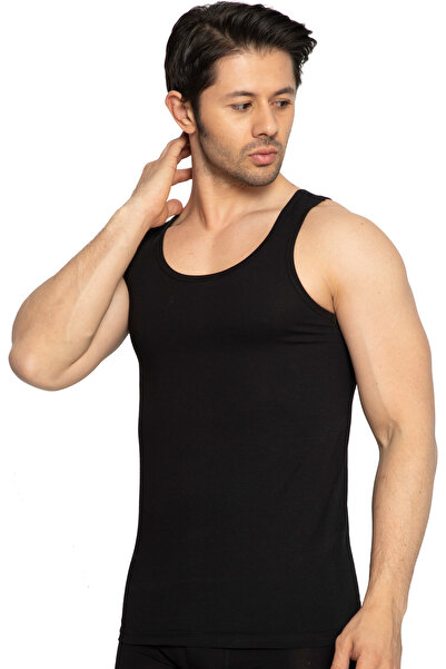 TOLIN Мъжка черна тениска - 100% памук, Джърси 114