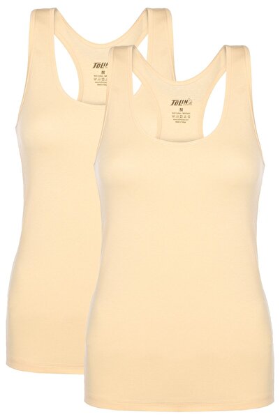 TOLIN Rambo Women &Apos; S Sports Undershirt - Cotton and Lycra, 2-Pack 1225