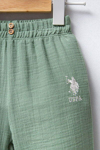 U.S. Polo Assn. U.S. Polo Assn. Baby Girl Khaki Baby Suit