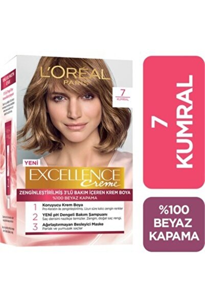 L'Oreal Paris Excellence Creme Saç Boyası 7 Kumral