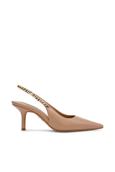 Steve Madden Womens Stefie Blush Leather Heels