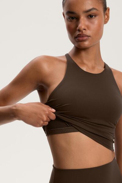 Oysho Comfortlux strap tank top with cups