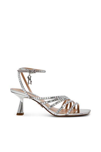 Steve Madden Womens Alarah Silver Heels