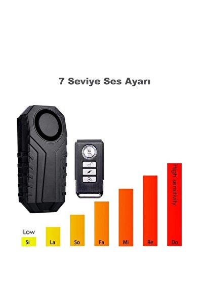 DailyTech Uzaktan Kumadalı Bisiklet Motosiklet Alarmı