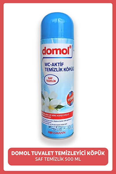 DOMOL Tuvalet Temizleyici Köpük Saf Temizlik 500 ml ..