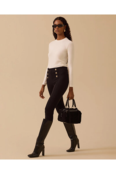 SEÇİL Yuvarlak Yaka Uzun Kollu Basic Tişört