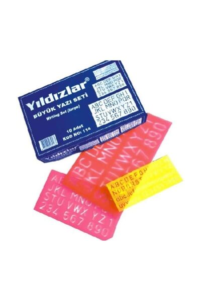 Yıldızlar Yayınları Yld 114 Stars Large Lettering Set of 3