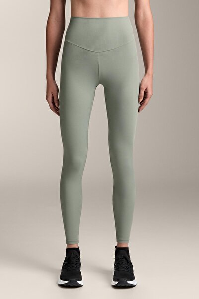 Oysho Comfortlux rib high rise 65 cm bilek hizasında tayt