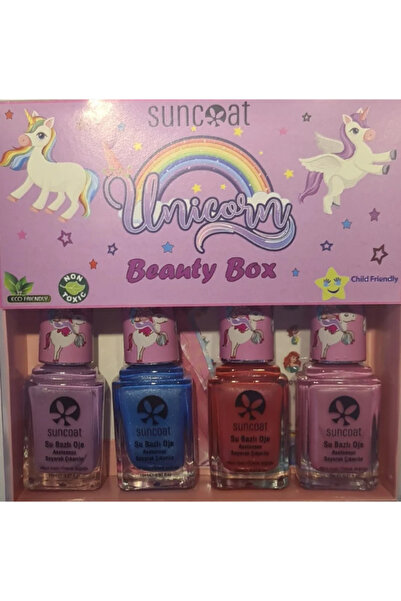 Suncoat Unicorn Beauty Box - Bubble Gum Aromalı Funny Cat - Su Bazlı - Çocuk Kişisel Bakım