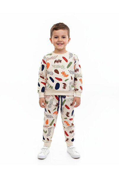 LİTTLE TORTOİSE Сезонен анцуг за момчета - с шарки и джобове