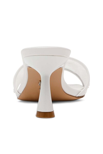 Steve Madden Womens In-Bloom Ivory Mesh Heels