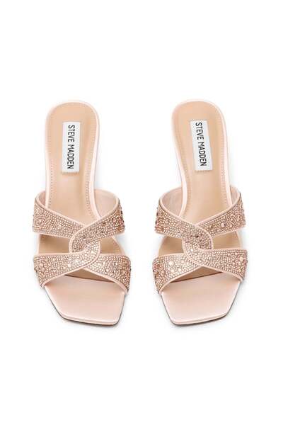 Steve Madden Womens Instep Rose Gold Heels