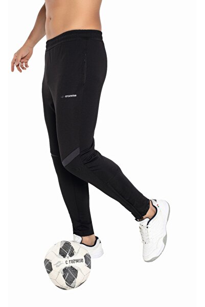 Crozwise Ανδρικό αθλητικό παντελόνι Diver Fabric Black - 2227-10