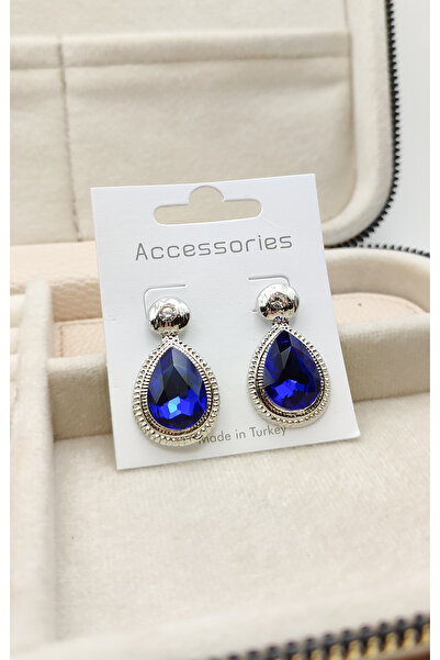 JewAksesuar Sallantılı Zirkon Taşlı Abiye Küpe