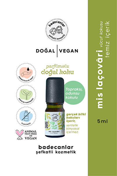 Badecanlar Şefkatli Kozmetik Doğal Vücut Kokusu (LAÇOVARİ - ORMANIN,TOPRAĞIN,...