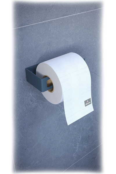 alfams by fmsa Metal Adhesive Modern Toilet Paper Holder – Wc Paper Holder, T...
