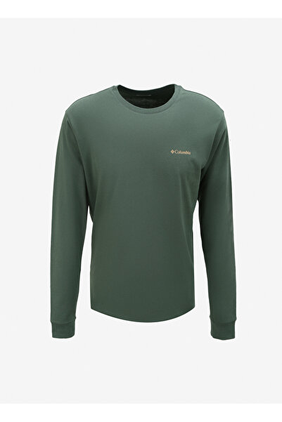 Columbia CS0354353_CS0354 Yeşil Erkek O Yaka Normal Kalıp Sweatshirt