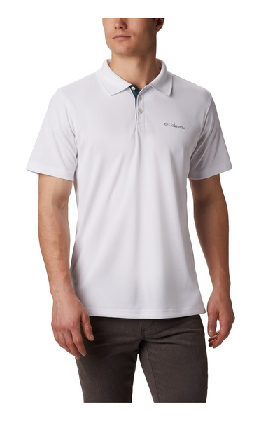 Columbia Біла чоловіча поло-футболка AM0126-100