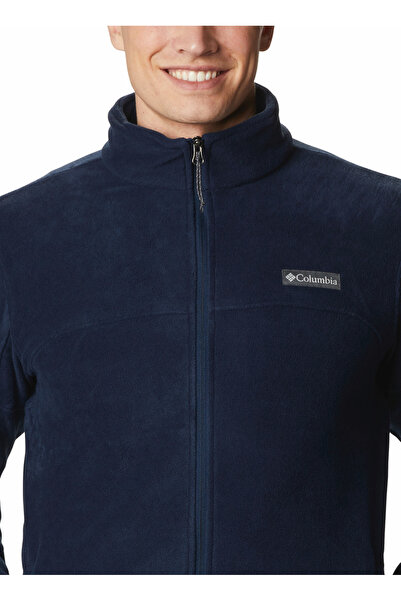 Columbia AO0560 Mavi Erkek Dik Yaka Normal Kalıp Polar Sweatshırt