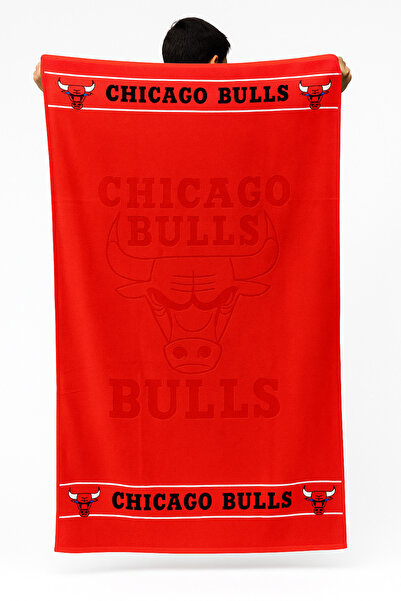 Chicago Bulls Banyo Havlusu.100×160 Cm Büyük Boy Plaj Havlusu.%100 Coton Büyük Boy Banyo Havlusu