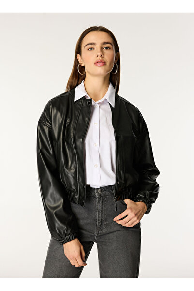 Fabrika Siyah Kadın Mont F4WL-MNT0404